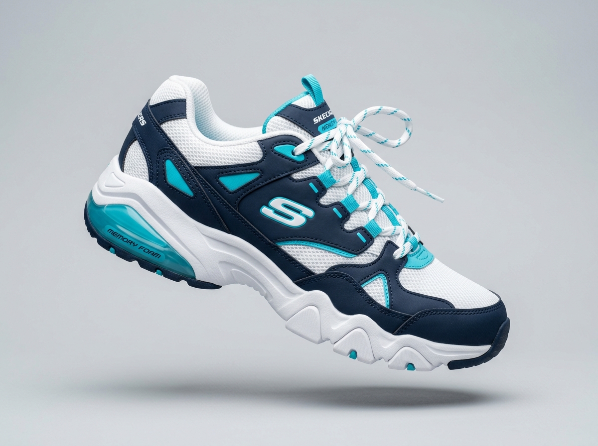 Skechers D'Lites Memory Foam Sneaker